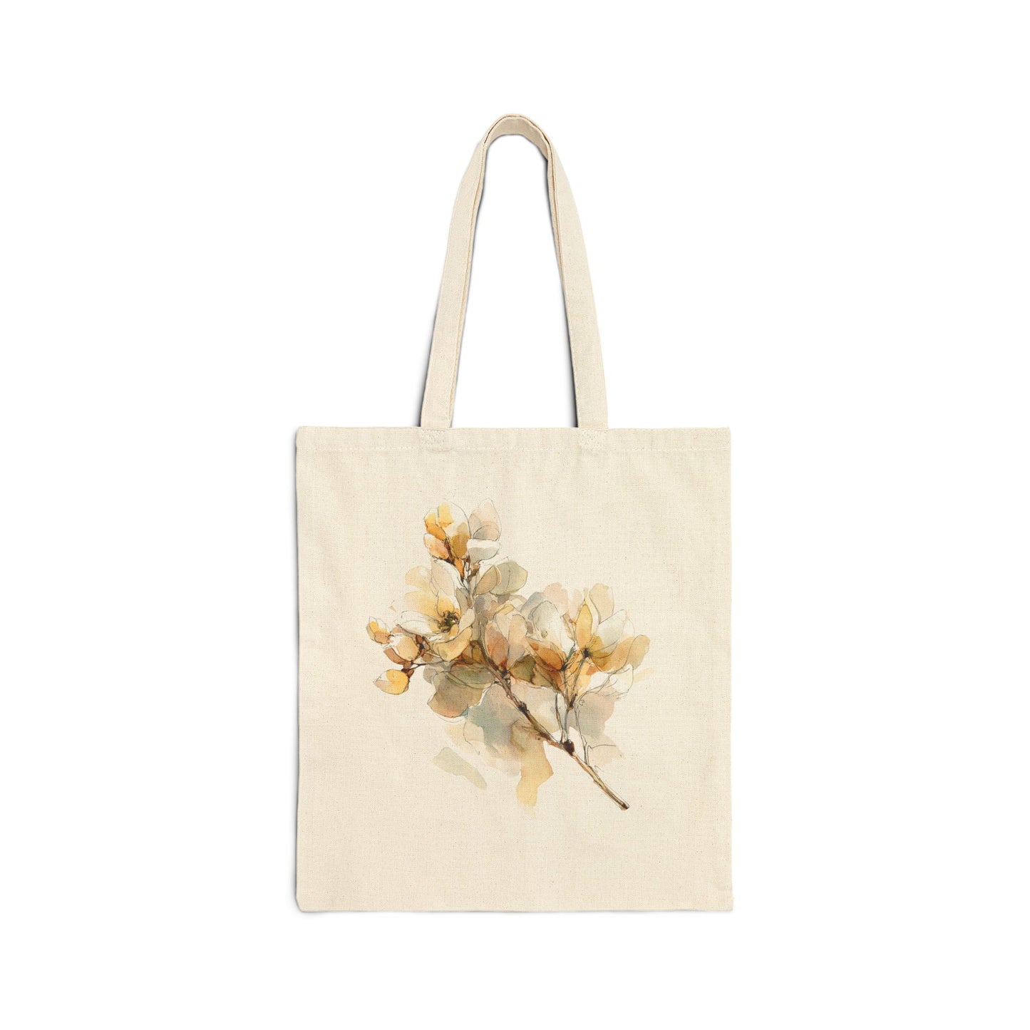 Golden Stem Study Canvas Tote