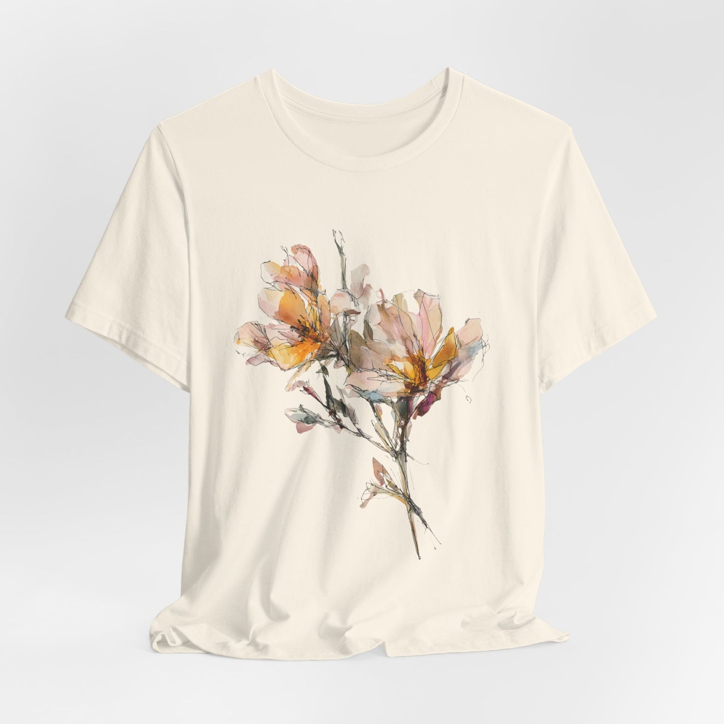 Apricot Bloom Study Tee