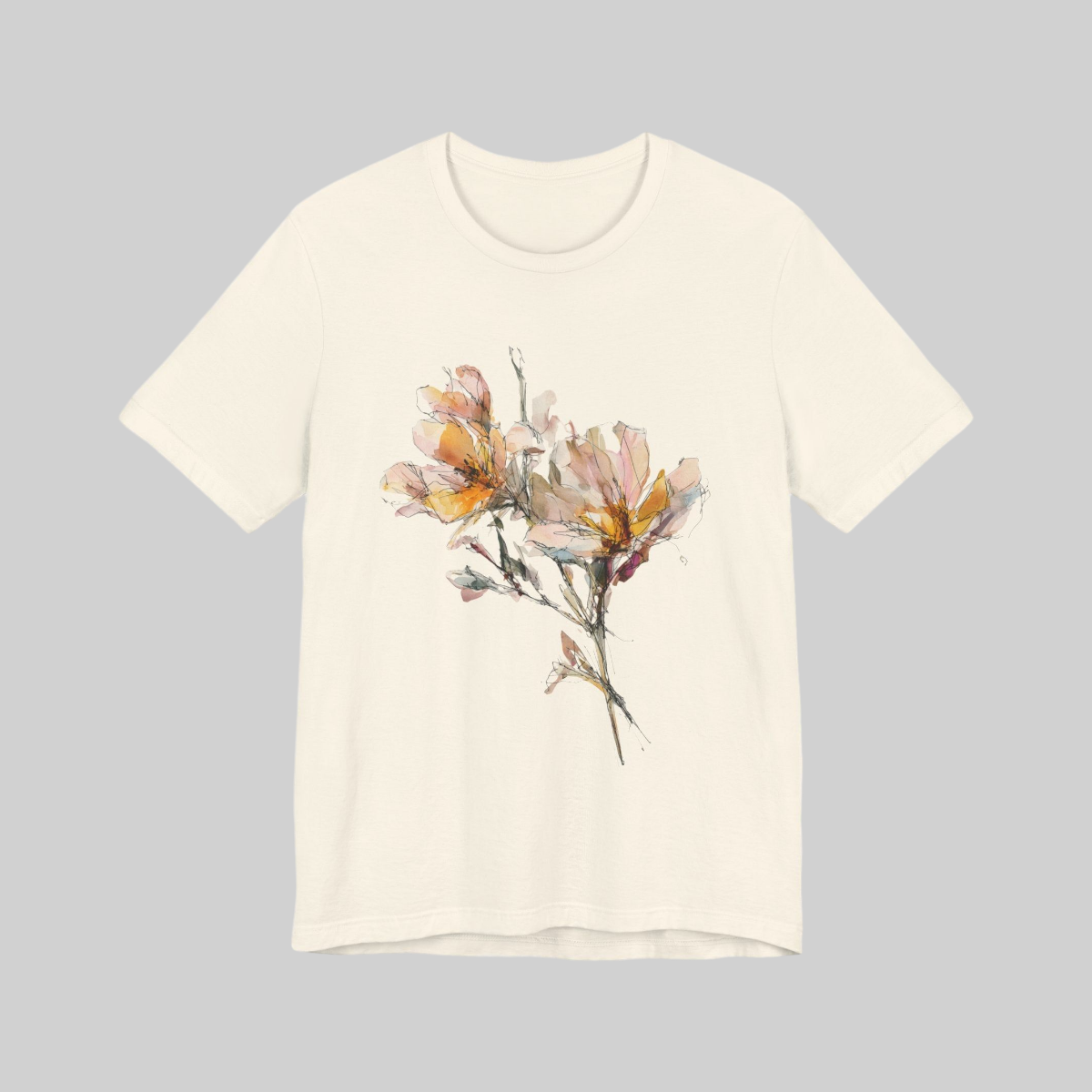Apricot Bloom Study Tee
